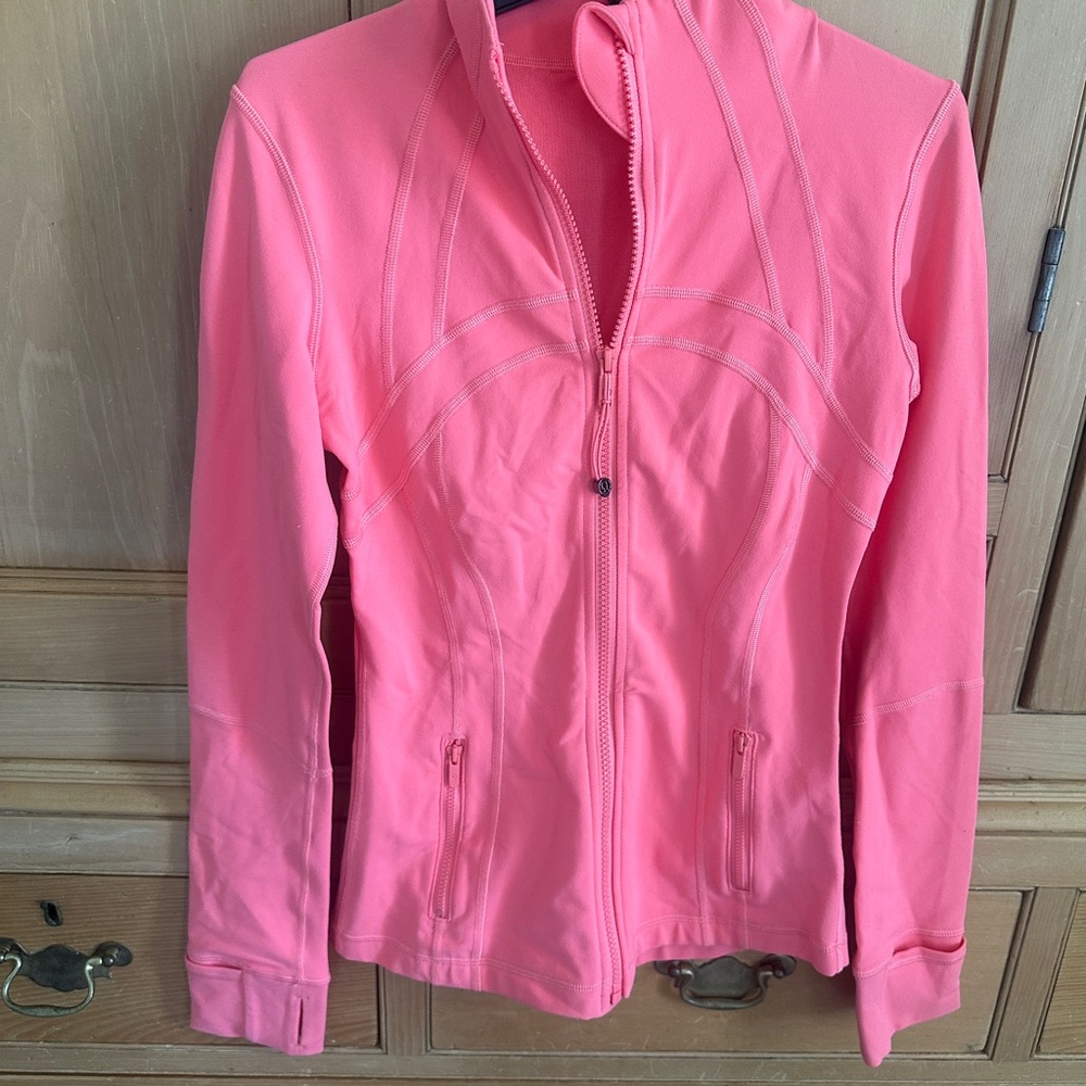 Lululemon Athletica Vibrant coral define Jacket NWOT